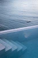 Sea view from infinity pool