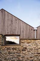 Stone and timber clad walls