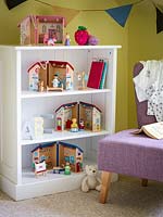 Shelves in childs room