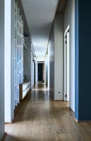 Corridor with wooden floor