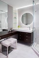 Bathroom with dressing table
