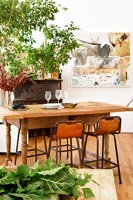Wooden kitchen table 