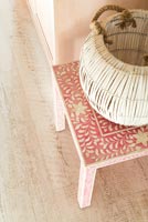 Patterned side table