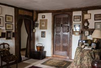 Ante room with original medieval features, Cothay Manor