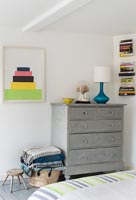 Grey chest of drawers
