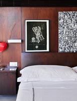 Art above bed