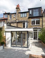 Edwardian house with contemporary extension