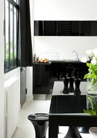 Black kitchen furniture