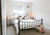 Classic iron bedstead