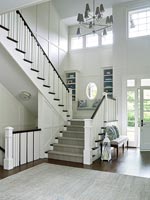 White entrance and hallway