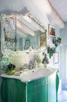 Country bathroom vanity basin 