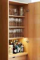 Modern drinks cabinet 