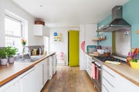 Colourful modern kitchen 