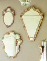 Collection of vintage mirrors 