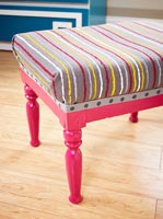 Colourful foot stool 