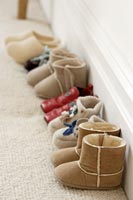 Selection of childrens shoes 