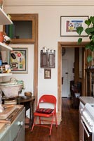 Small eclectic kitchen 