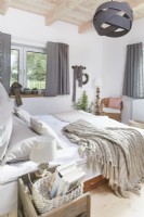 Scandinavian cottage style bedroom