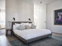 Modern bedroom featuring artwork