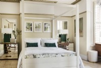 White four poster bed in classic style modern bedroom