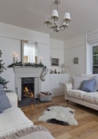 White Christmas in victorian cottage