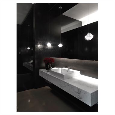 GAP Interiors - Modern sink on marble counter - Picture library 