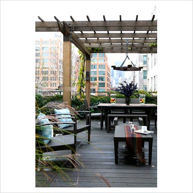 Modern Outdoor Furniture on Gap Interiors   Modern Roof Garden   Picture Library Specialising In