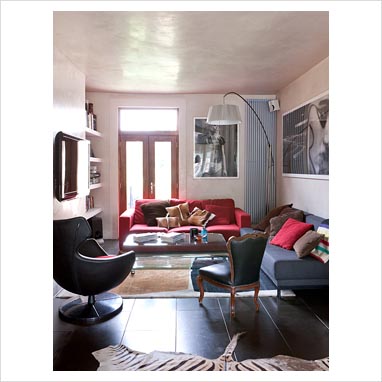 Retro Living Room Furniture on Gap Interiors   Modern Living Room With Vintage Furniture   Picture