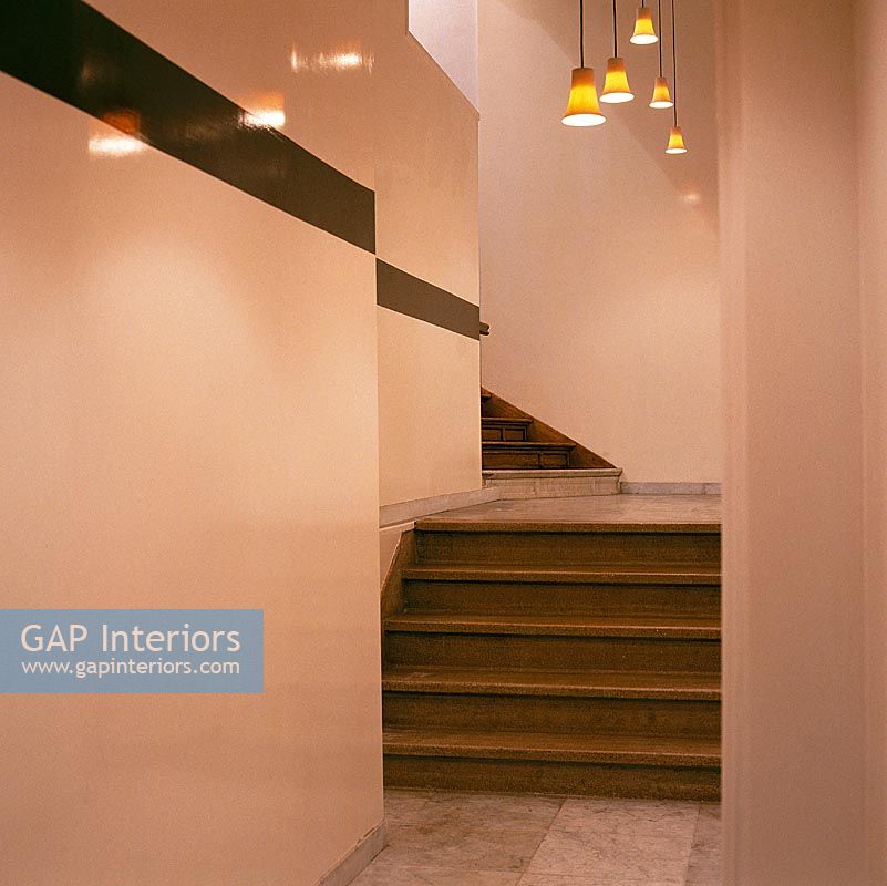 Stairway in a modern home