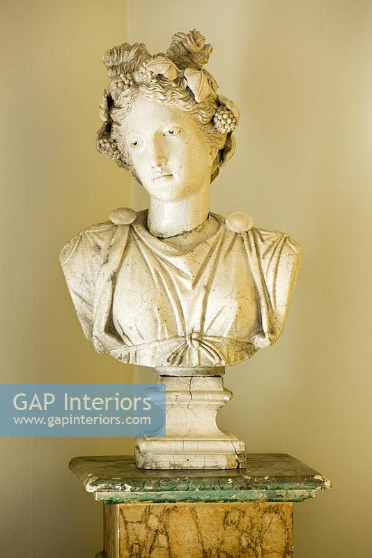 Detail of terracotta bust