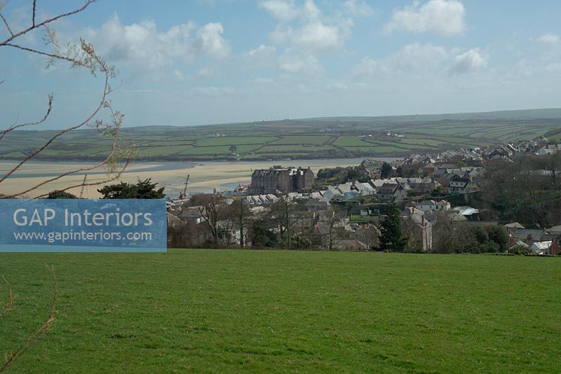 Looking down on Padstow