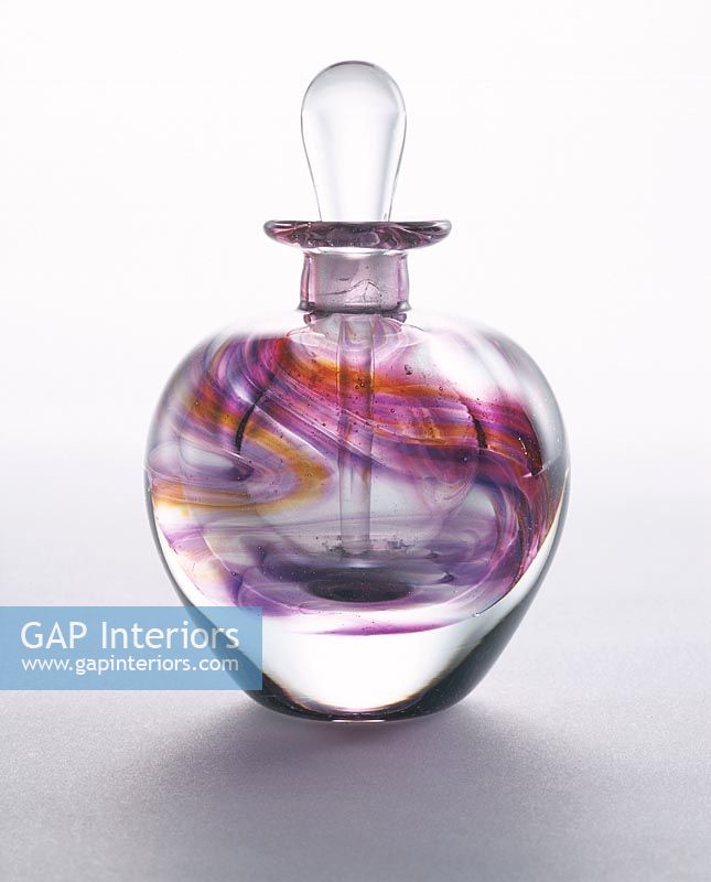 Close-up of a perfume bottle