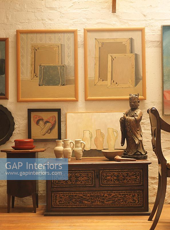 Asian ethnic furniture and art