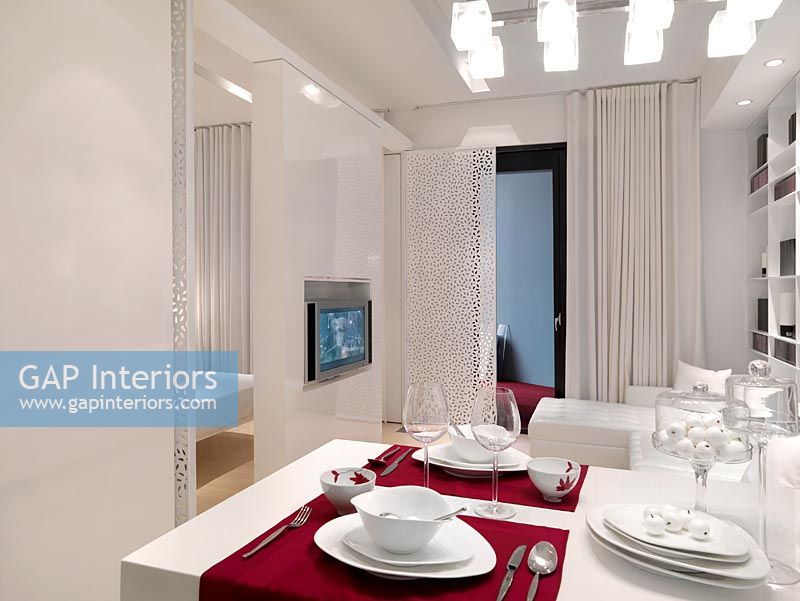Small dining area in modern interior