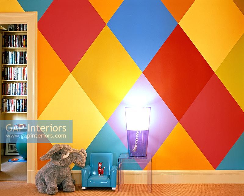 Colourful childrens room 