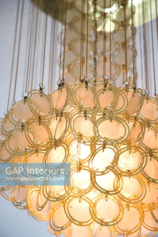 Modern retro glass chandelier