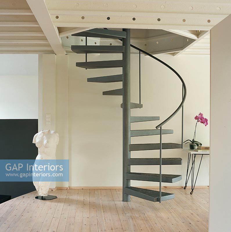 Modern spiral staircase 