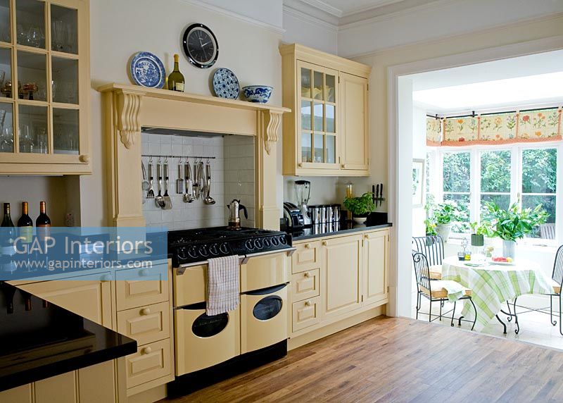 Classic kitchen with conservatory 