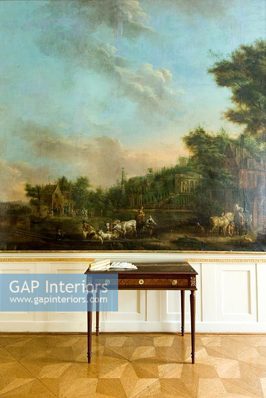 Large painting in drawing room 