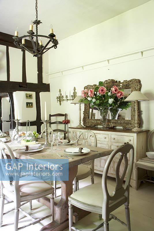 Country dining room ... stock photo by Nick Carter, Image: 0047652
