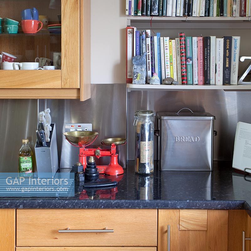 Modern kitchen worktop