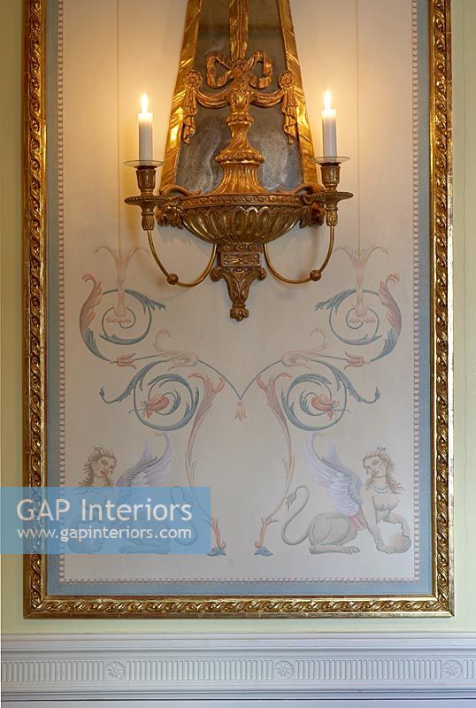 Ornate wall sconce
