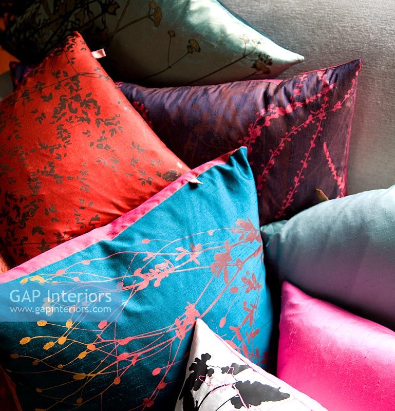 Colourful cushions