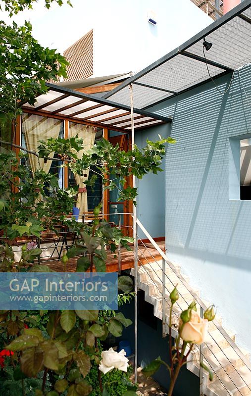 Contemporary Greek home and garden