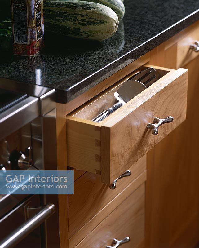 Modern kitchen drawers 