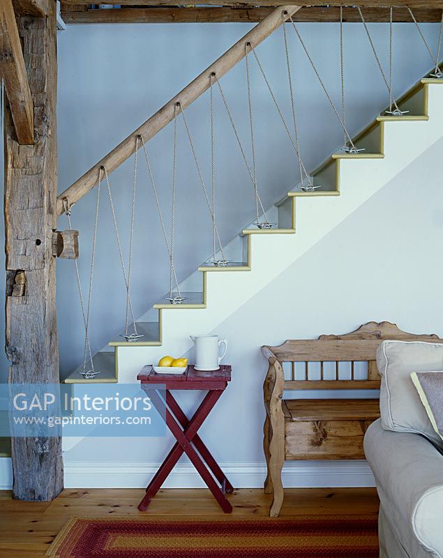 Modern country staircase