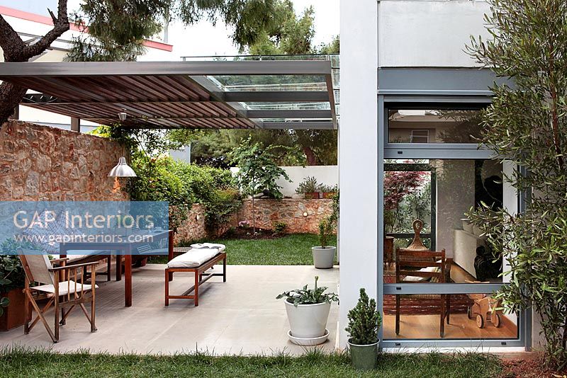 Modern patio