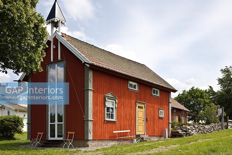 Wooden Scandinavian home
