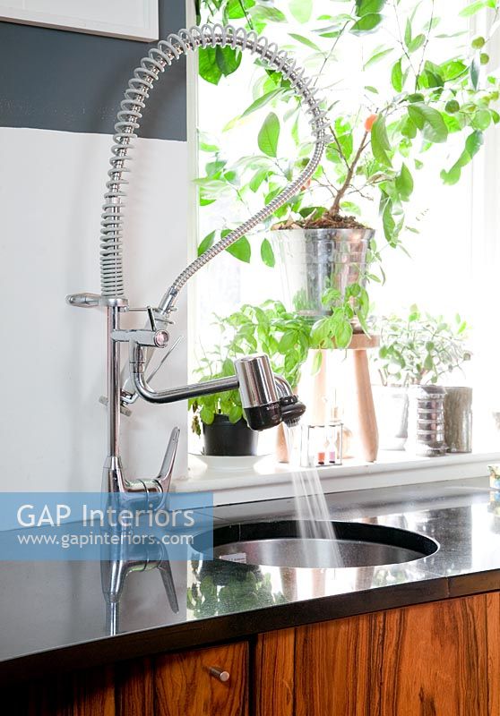 Contemporary kitchen sink