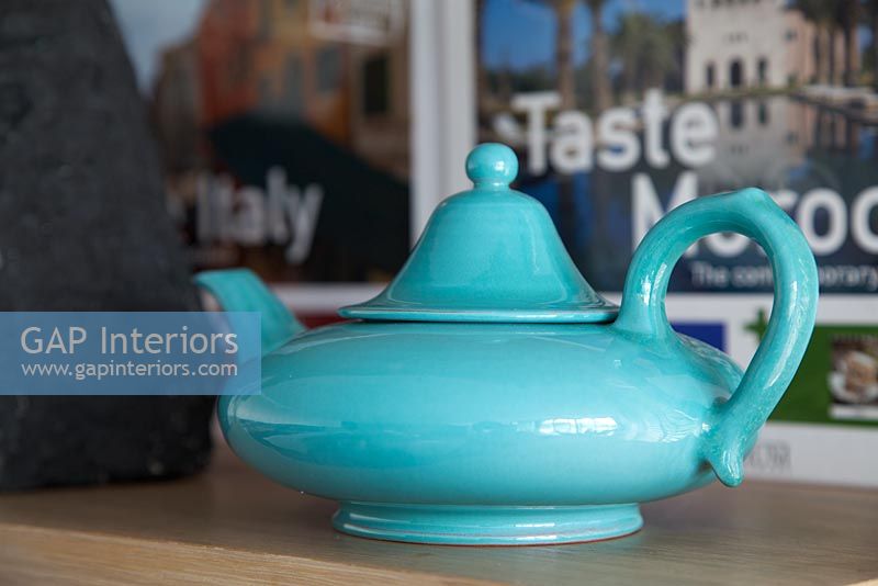 Turquoise teapot